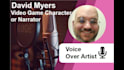 record a game narration or voice a game character
