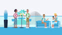 setup property management system, incl channel manager for hotel, airbnb  etc