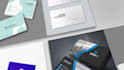 design business, corporate, visiting card, and letterhead