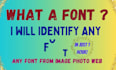 identify or find fonts in images within 1 hour
