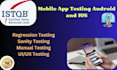 test mobile app, android mobile app,IOS mobile app and report bugs
