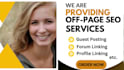 do off page SEO services for your business
