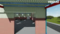 design 3d industrial warehouse , 3d exterior, interior, and rendering