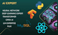offer  neural network , deep learning, ai , machine learning  service for you