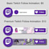 create your twitch follow animation
