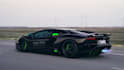 create a  black lamborghini car logo