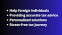 advise foreign owned US llcs on US tax compliance