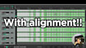 edit and quantize your song tracks to the tempo