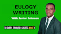 write a heartfelt eulogy with grace and compassion