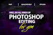 do professional photo editing and background removal in photoshop