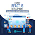 be your expert react developer to build modern web apps