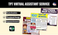 be your virtual assistant for teachers pay teachers store
