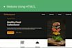 build a static website, PSD to HTML, react js or next js and portfolio website