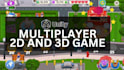 develop multiplayer 2d and 3d unity game, multiplayer game, mmorpg