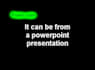 put together a slideshow video
