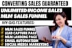 build systeme io mlm sales funnel, systeme io website, systeme io landing page