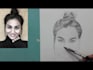 make a time lapse process video of your portrait drawing