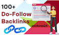 create high da 100 dofollow unique permanent backlinks