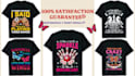 create custom typography t shirts and merchandise