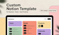 build a functional notion template for business, goals or study