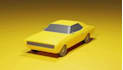 create low poly car