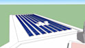 design a 3d pv system for your solar proposal using sketchup