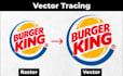 vectorize, redraw, convert logo or graphic to vector