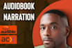 record and narrate your audiobook with a warm african american voice