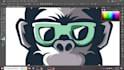 vectorize logo and do manual tracing