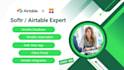 build softr client portal,airtable database, adalo,glide