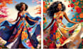 create african american illustration using your imagination by ai mid journey