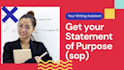 write a sop, motivation letter, statement of purpose