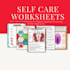 create a colorful, engaging self care worksheet