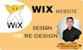 built wix website, redesign wix website professionally