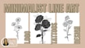 draw line art monoline minimalist for tattoos logo etc not ai