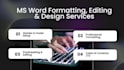 format, edit, and design ms word documents professionally