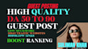 publish and rank your article on high da websities