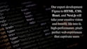 design to code HTML, css, react, nextjs