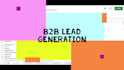 do b2b lead generation, data scraping, email finding