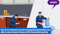 do plumber explainer promo video for plumbing service