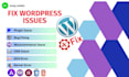 fix wordpress issues and backup, errors, bugs and ssl problems