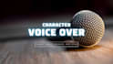 record voice over for a female character