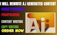 humanized your ia gotten content with proofreading