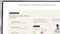 design and develop a modern sleek website