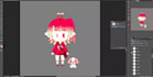 cut any image to PSD for animation or live2d asset