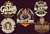 do  patch retro emblem and vintage logo design