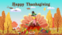 create short thanksgiving logo animation