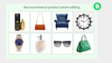 e commerce photo editing remove background add shadow