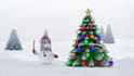 create professional Chrismtas with Snow man