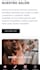 create beauty salon or makeup artist website with logo and business card